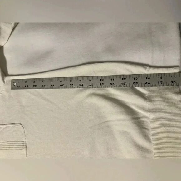 Mens Michael Kors Sweater | Size XXL | White Half Zip - Picture 5 of 7